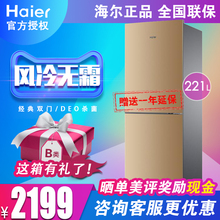 两门冰箱家用小型双开门风冷无霜双门节能Haier/海尔 BCD-221WDPT