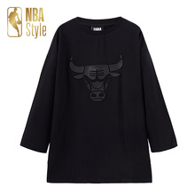 LOGO简约潮流上衣 长袖 Style潮流服饰 T恤时尚 公牛男女款 NBA