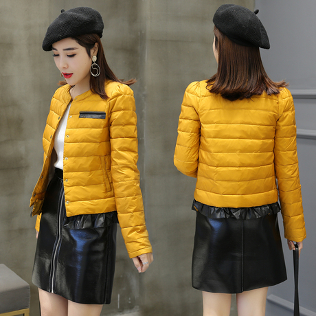 轻薄反季羽绒服女装清仓特价短款韩版修身潮小款冬季正品品牌断码商品大图