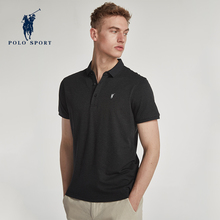 翻黑色青年夏新品 polo衫 休闲保罗短袖 sport衫 上衣时尚 Polo 男t恤
