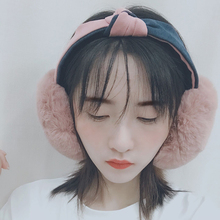 少女可爱防冻折叠耳帽暖 摩尔泡泡耳罩耳套保暖女毛绒耳包冬季韩版
