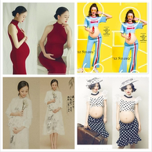 新款 影楼孕妇主题写真服装 韩版 唯美孕妇写真拍照妈咪摄影衣服照