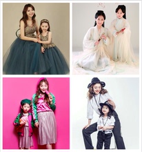 亲子照相服饰母女拍照造型饰 孕妇主题摄影服装 影楼全家福韩版 新款