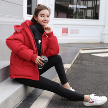 保暖棉服女装短款宽松加厚面包服韩版学生小棉袄连帽棉衣外套冬季图片