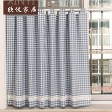 短窗帘布帘隔断帘厕所小窗户成品小窗帘卧室门帘半帘厨房布帘田园