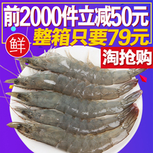 整箱大虾鲜活超大海鲜水产活虾基围虾冻虾青岛大对虾海虾鲜虾青虾