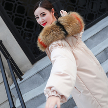 2018秋冬新款女装韩版显瘦宽松大版大码大毛领保暖bf学生棉服棉衣图片