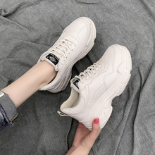 女超火 百搭网红增高学生智熏鞋 女2019春季新款 运动鞋 韩版 老爹鞋