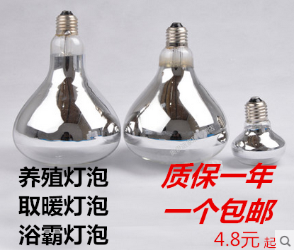 加厚仔猪用取暖节能设备防暴红外线加温加热灯泡养殖保温灯