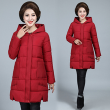 中年棉服女装2018秋冬季新款时尚连帽羽绒棉衣韩版冬天小棉袄外套图片