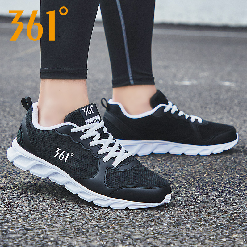 361 sports shoes men's shoes 2019 winter new student breathable shoes 361 degree genuine lightweight mesh running shoes