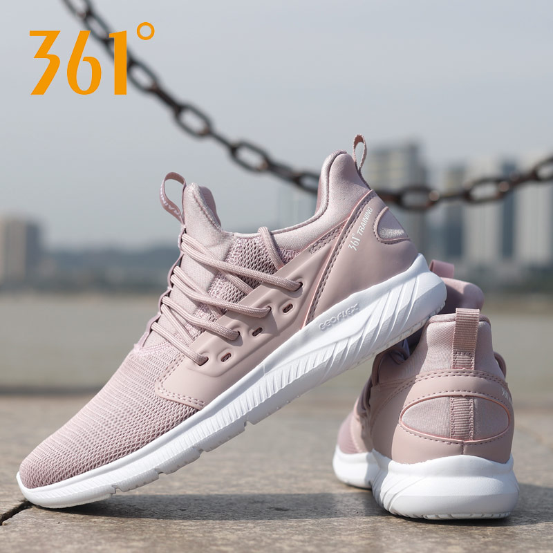 361 Sports Shoes Women's Genuine 2019 Autumn New 361 Degree Student Mesh Breathable Tide Lightweight Running Shoes for Women