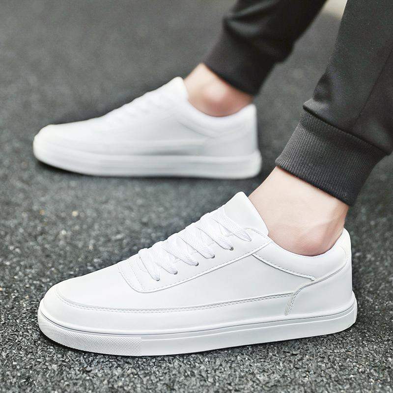 Official flagship store Haomai Special Step genuine package postage Spring new white board shoes Men's shoes Korean version trendy and breathable