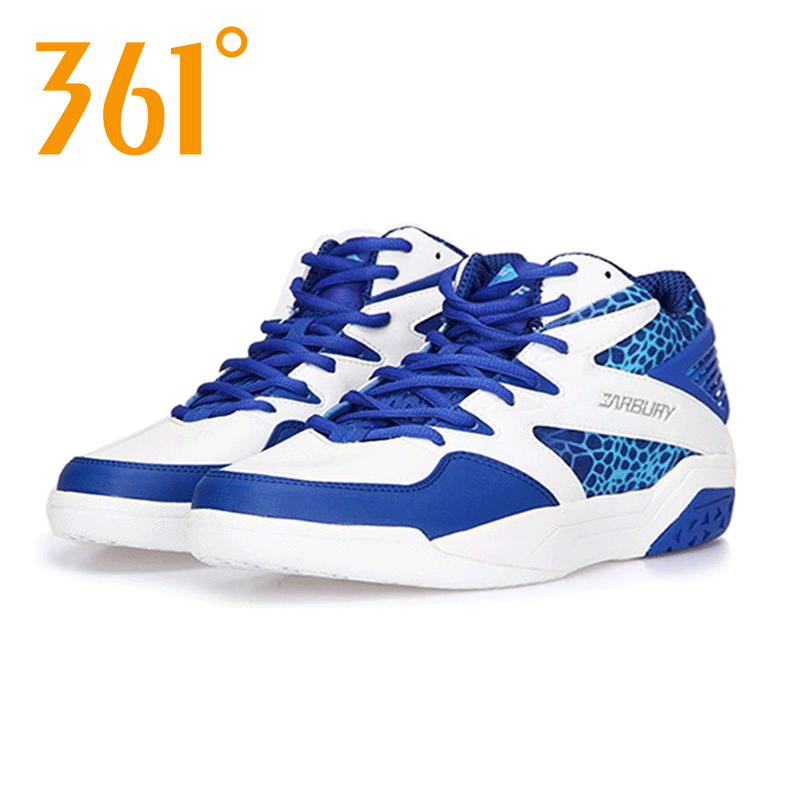 361 men's shoes, basketball shoes, men's wear-resistant sports shoes, 361 degree spring outdoor low top shock absorption sneakers, practical combat boots