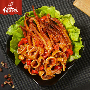 伍滋味脆骨鱿鱼香辣零食30袋