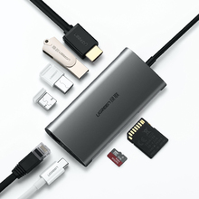 绿联Type 自营 C扩展坞苹果电脑MacBookProusb转接头CM121