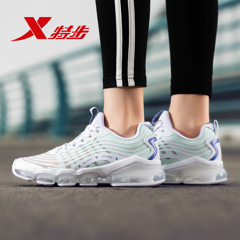 Special women's shoes, full length air cushion running shoes, fashionable, comfortable, breathable sports shoes, female brand, 2019 summer new model