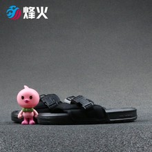 烽火 New Balance 黑武士 单搭扣情侣款 沙滩凉拖鞋 SD2152BK BBW