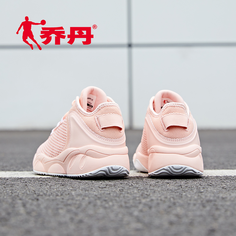 Jordan Basketball Shoes Women's 2019 New Breathable High Top Student Casual Sports Shoes Sakura Pink Sports Shoes Women's Shoes