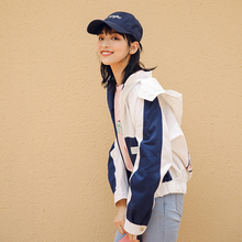港风棒球服女短款春秋2018新款韩版学生宽松原宿麻叶小外套bf秋季图片