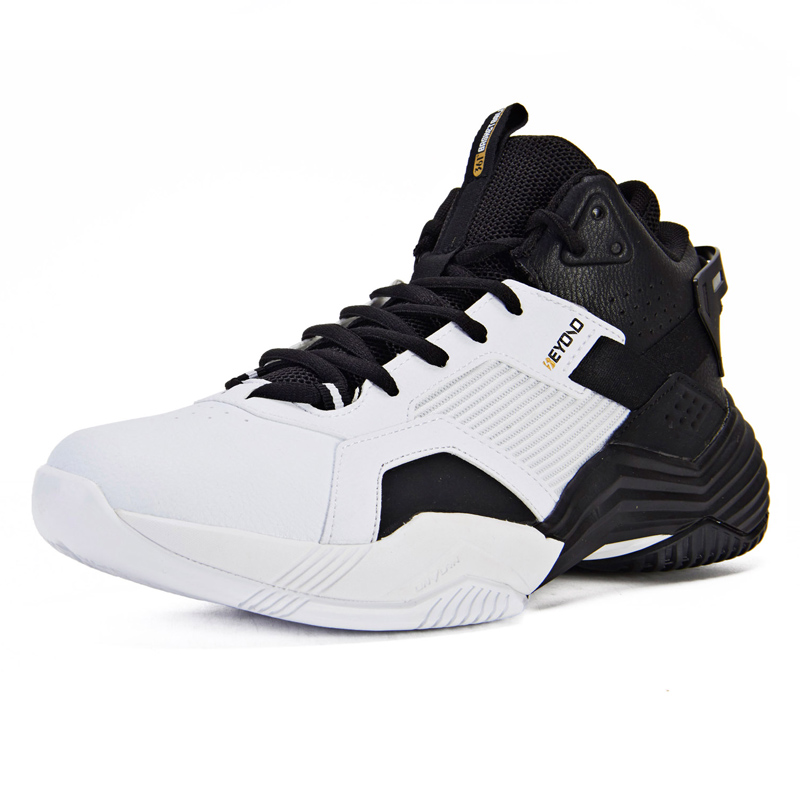 361 degree men's shoes, 2019 spring new leather sports training basketball shoes, wear-resistant and anti slip sneakers, 571911113