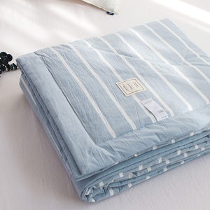 日式条纹全棉空调被