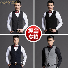 三件套柏槔煞兄弟团西装 租赁押金结婚马甲男新郎西服套装 礼服出租
