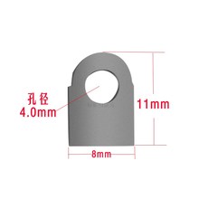 一字配件耳朵镀锌连接挂片直角铁片 不锈钢发光字固定脚广告安装