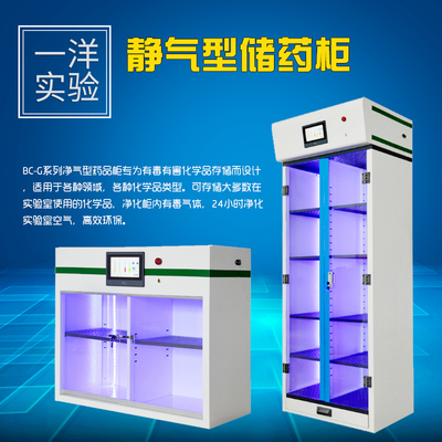 全钢净气型药品柜 药房柜化学品存储柜可存储大量实验室化学品