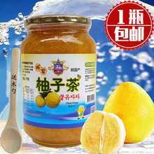 包邮韩国进口Kelun科轮柚子茶蜂蜜茶科伦果酱1KG品牌特卖