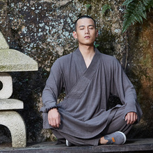 夏季薄款 慈缘僧服僧人用品僧衣女短卦僧衣服男和尚罗汉褂小褂套装