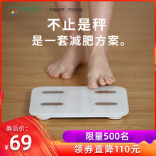 天猫精灵体脂秤称体重乐福电子秤女智能家用精准测脂肪运动减肥