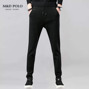 男土休闲裤修身抽绳长裤子A21P花KM公子男装森馬官方旗舰店铺官网