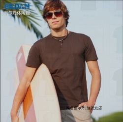 吉尔丹GILDAN76000春夏纯棉男女纯色短袖宽松t恤班服文化衫批发