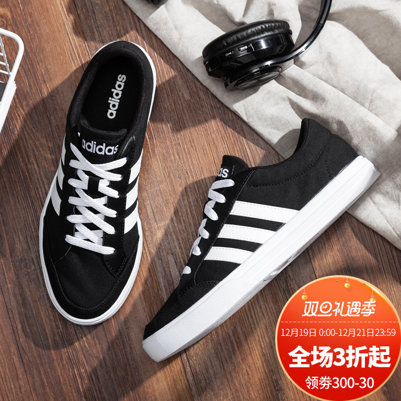 Adidas阿迪达斯男鞋 2019新款正品NEO运动休闲鞋帆布鞋板鞋BC0131