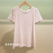 女装 18夏T恤 CI064 2WMS2 O`2ND 正品 美多 正价韩国专柜代购