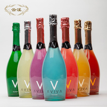 V魔幻云火焰酒果味起泡酒闪闪酒极光酒银河酒 星空酒 单瓶 云溪