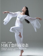 女舞蹈演出服肚皮舞纱裤 表演服 舞韵飘逸白色瑜珈服套装