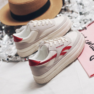 学生厚底韩版小白鞋