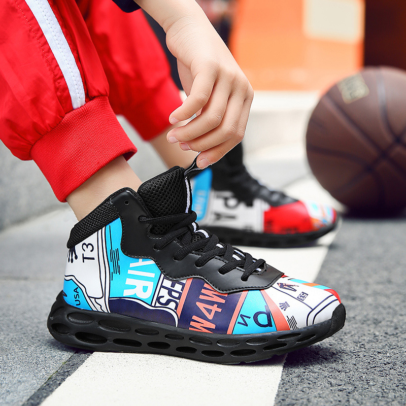 8 boys' high top sports shoes 9 children's street dance trendy shoes 10 middle school students 12 students' mandarin duck basketball shoes 15 year old boy