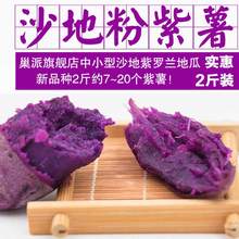 现挖小紫薯新鲜红薯迷你番薯紫山芋小香薯金手指板栗薯小地瓜2斤