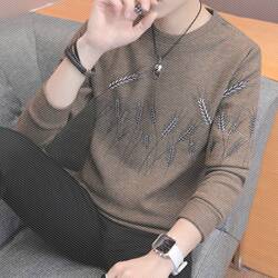 春季长袖T恤男士修身圆领秋衣韩版新款卫衣学生上衣男装打底衫潮