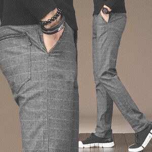 男士裤子春装新款2019休闲裤男修身春秋款男装男裤格子裤英伦百搭