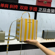 双肩小包包女CK 新加坡潮款 60150798金属链女士方形单肩背包手提