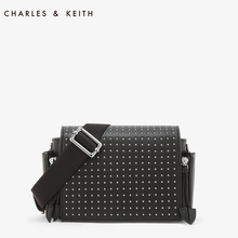 CHARLES&KEITH CK2 相机包 80780710简约休闲翻盖饰女士单肩包