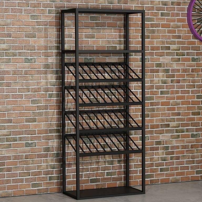 展示柜超市威士忌白酒工业鸡尾酒落地式铁艺酒