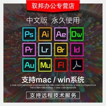 PS软件cc2018中文版AE AI远程pr安装包cs6下载win mac图文教程