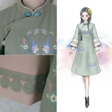 唐装女冬夹棉中国风秋装茶服女秋冬民国复古女装中式上衣旗袍大衣图片
