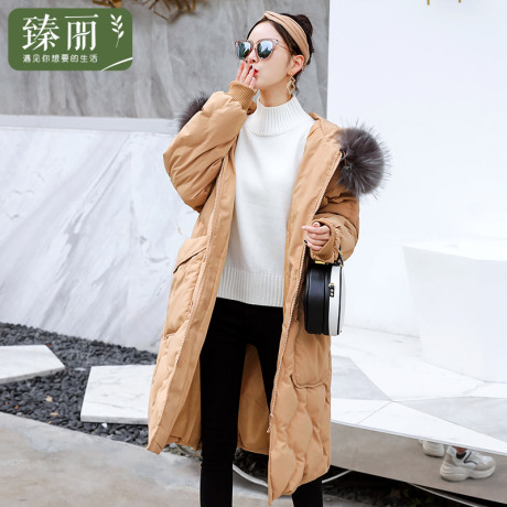 臻丽 2018新款大码女装潮胖MM棉衣外套加厚棉服仙女胖妹妹遮肚子商品大图