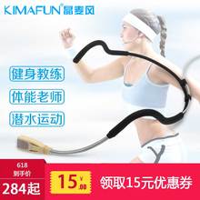 2.4G无线麦克风健身房防水头戴式耳麦话筒 GWP88 晶麦风 Kimafun
